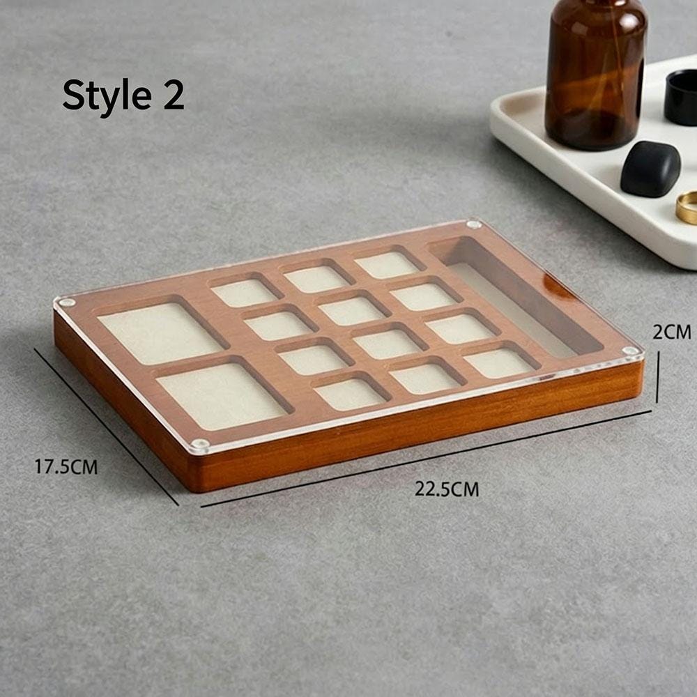 Wooden Jewelry Making Tools, Bead Storage Box, Gift for DIY Craft Lovers