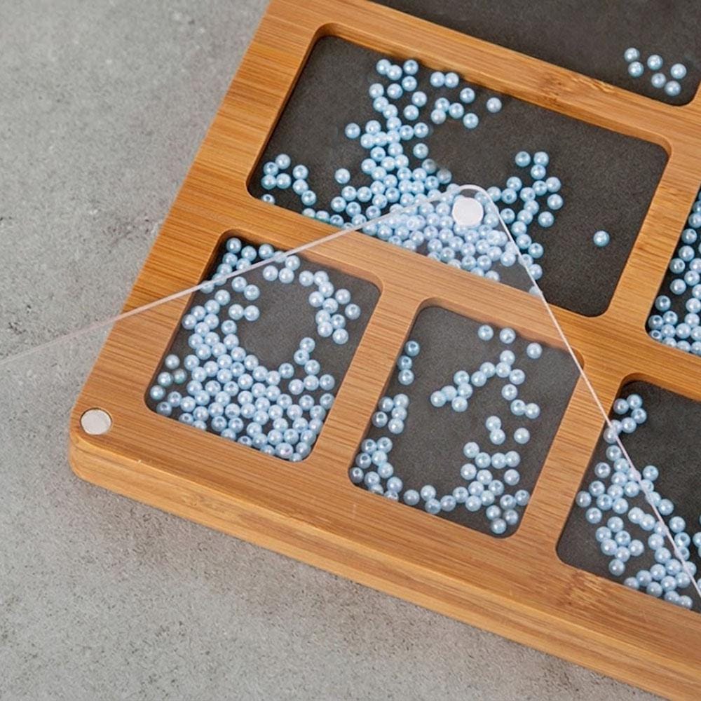 Wooden Jewelry Making Tools, Bead Storage Box, Gift for DIY Craft Lovers