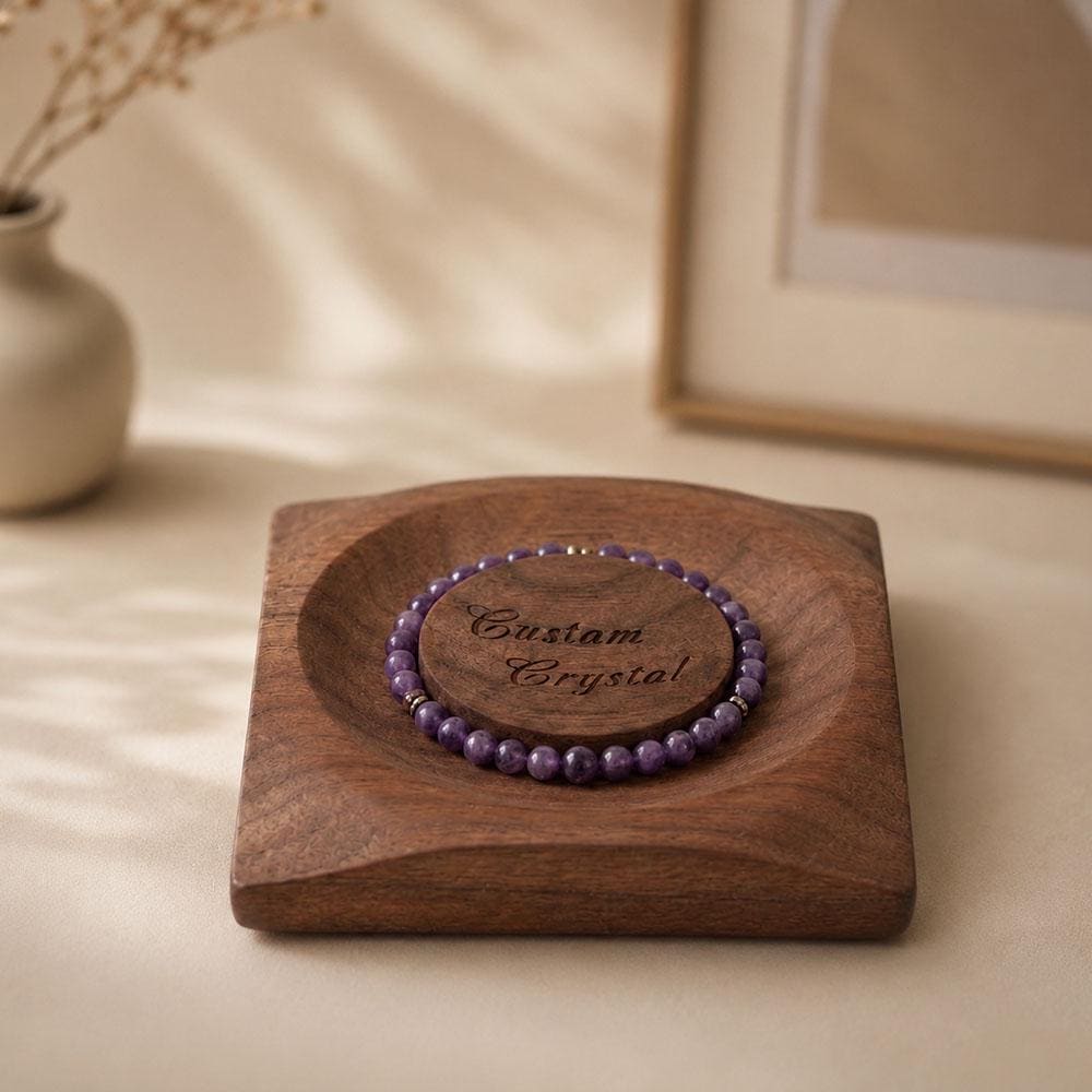 Custom Logo Wood Bracelet Display Stand, Minimalist Jewelry Holder