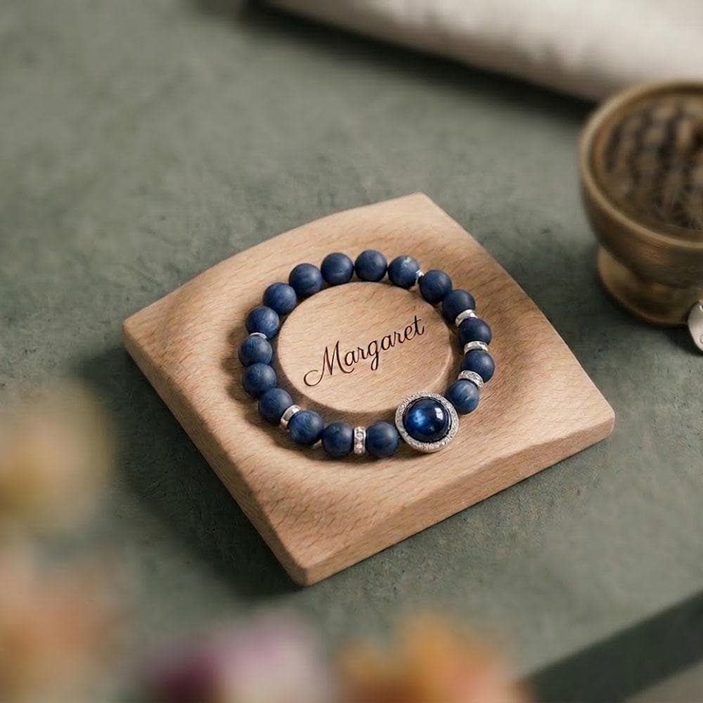 Custom Logo Wood Bracelet Display Stand, Minimalist Jewelry Holder