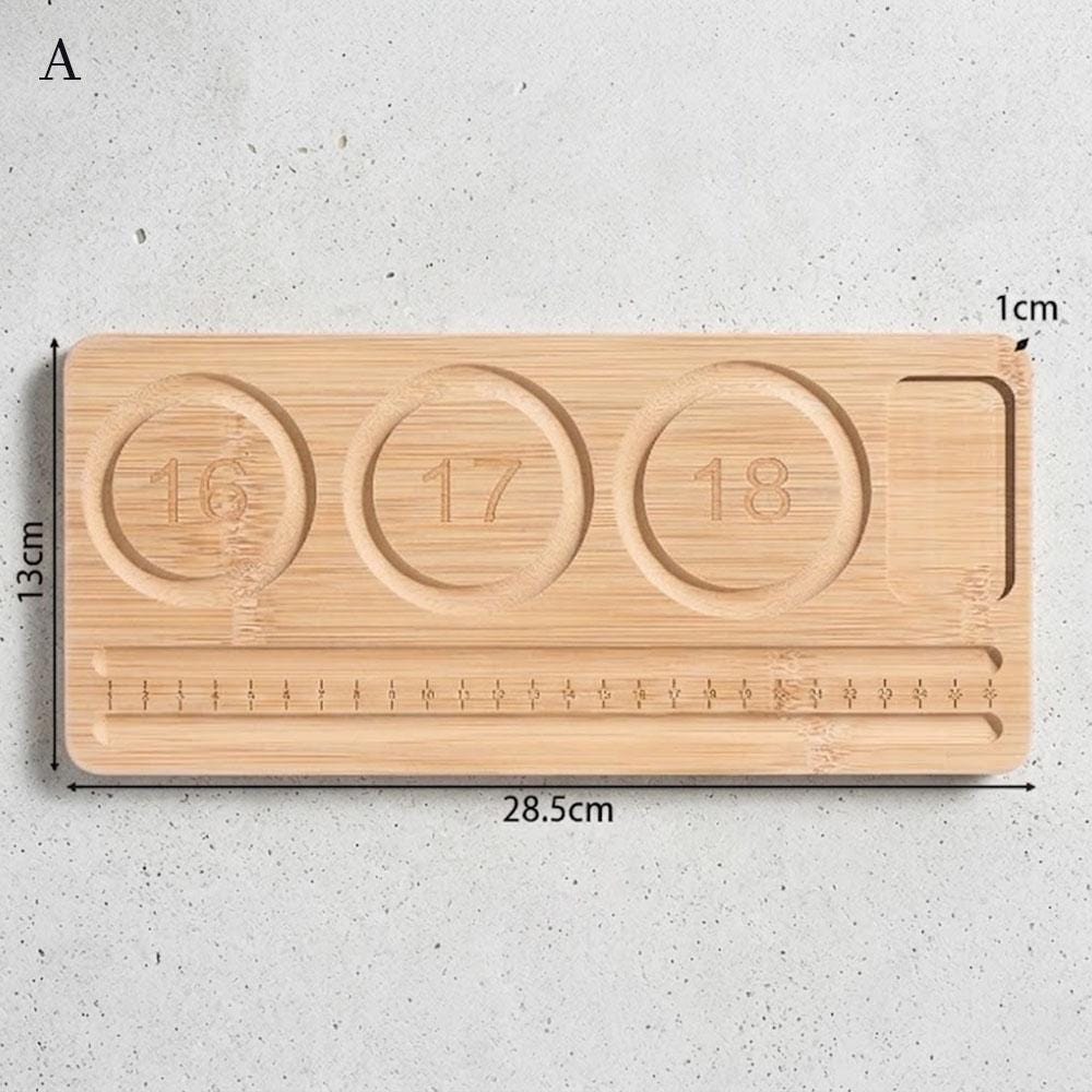 Wooden Bracelet Design Board, Jewelry Making Sizing Tray, Bead Organizer Tool