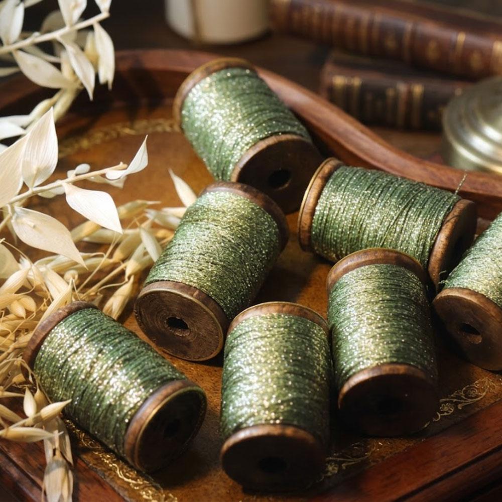 Metallic Tatting Thread, 70m Spool,Tatting Crafting Supply