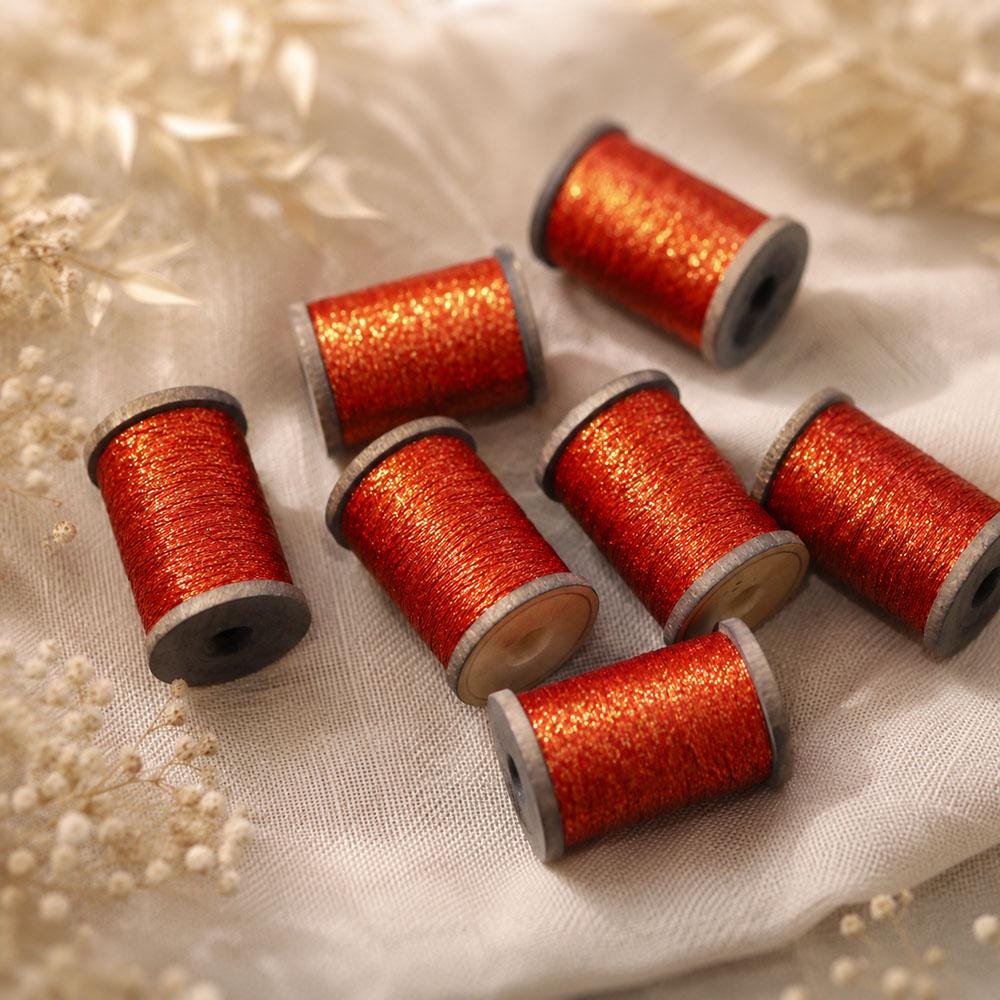 Metallic Tatting Thread, 70m Spool,Tatting Crafting Supply
