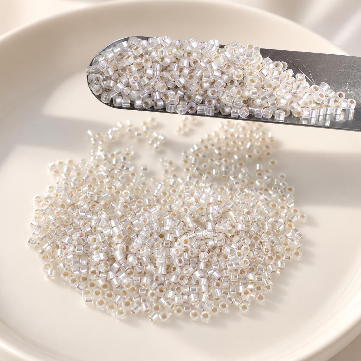 Glass Seed Beads 10g, Jewelry Making, Bead Embroidery, Craft Supplies