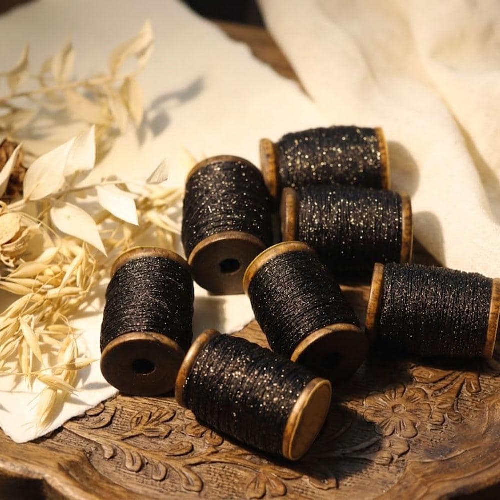 Metallic Tatting Thread, 70m Spool,Tatting Crafting Supply