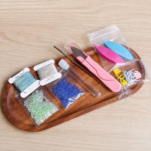 Beginner Shuttle Tatting Kit, Lace Making Starter Set with Tatting Tools