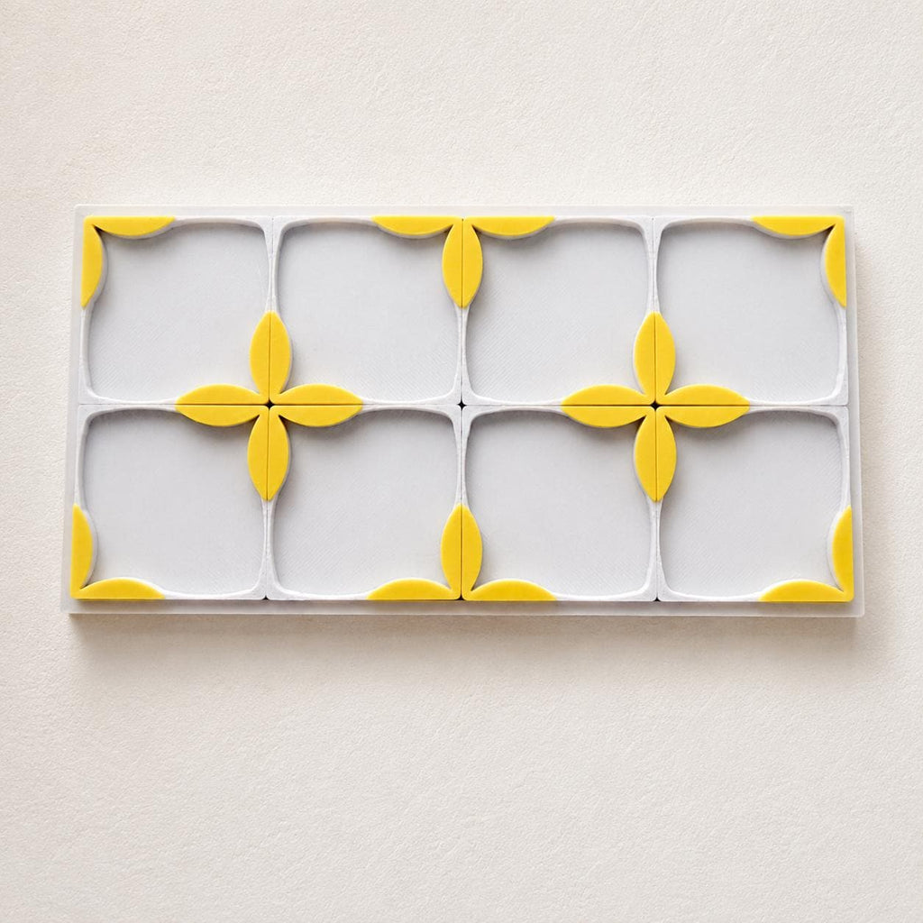 3D Printed 8-Section Floral Leaf Beading Tray,Compact Craft Work Tray