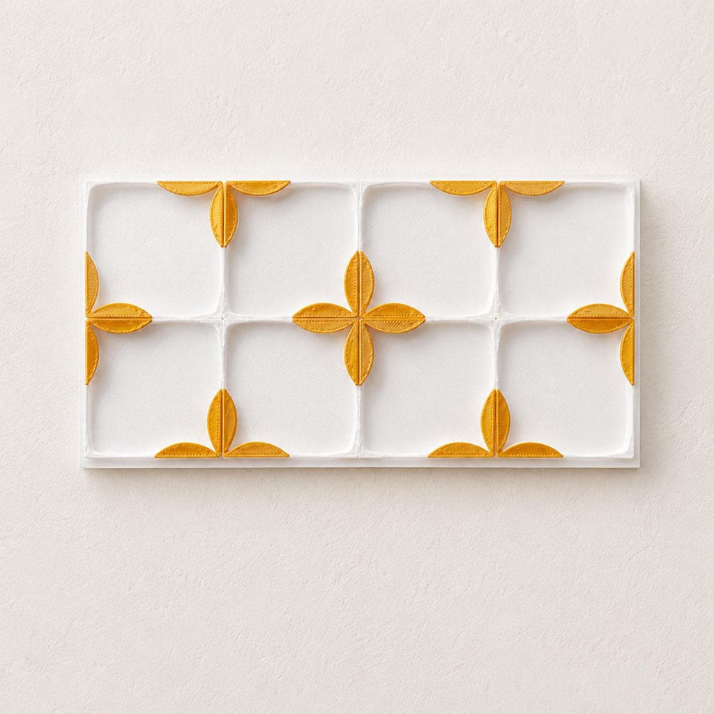 3D Printed 8-Section Floral Leaf Beading Tray,Compact Craft Work Tray