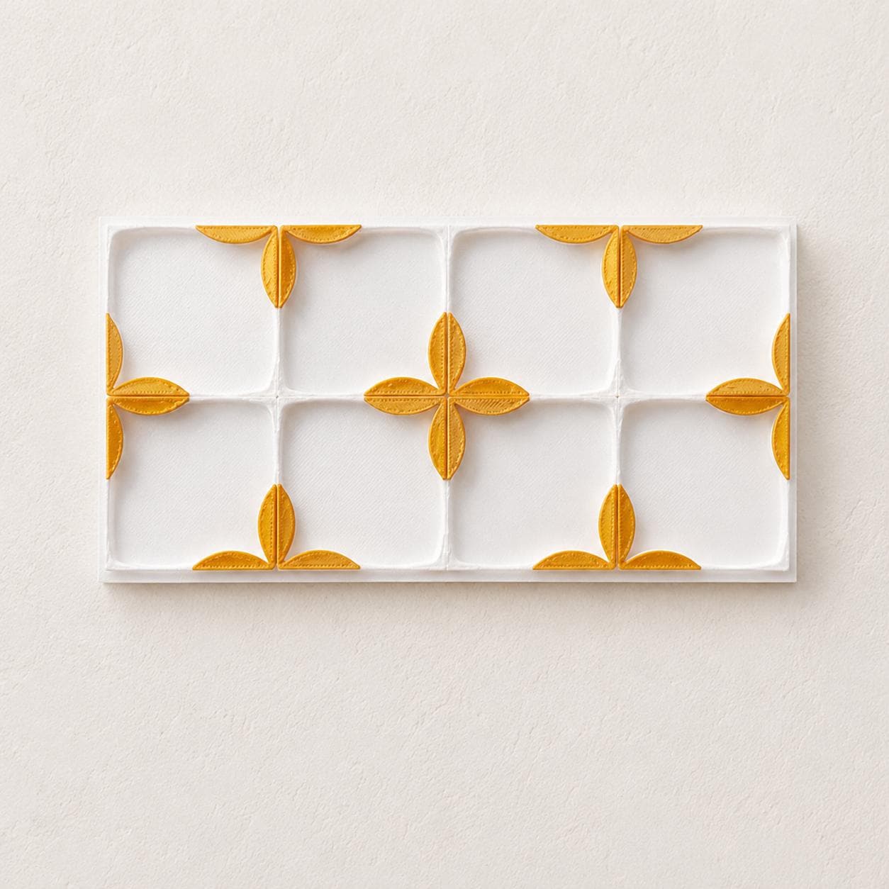 3D Printed 8-Section Floral Leaf Beading Tray,Compact Craft Work Tray