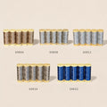 Metallic Tatting Thread Sample Spool,  Silver-Coated or Lace Blend Thread for Shuttle Tatting Jewelry