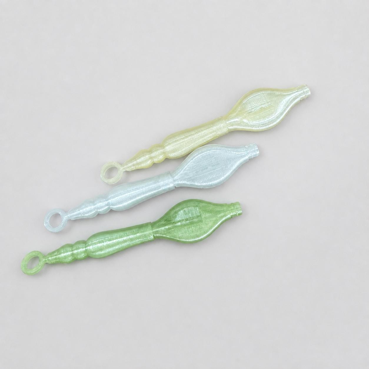 Portable Tatting Lace Hook, 3D-Printed Handle, Fine Metal Crochet Tool (0.4mm or 0.5mm)