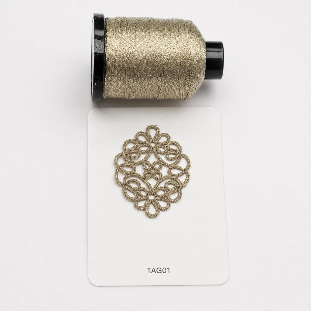 TAG01 metallic tatting thread color