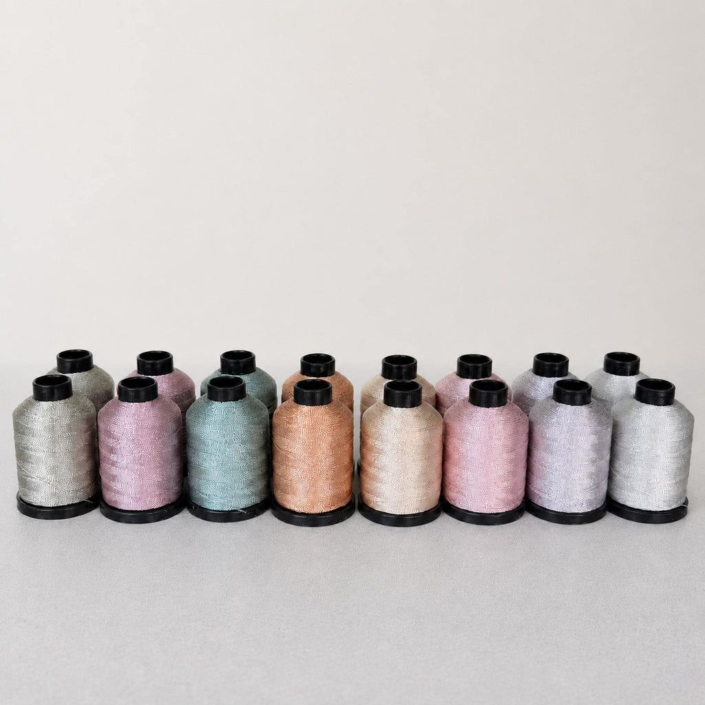 4-Ply Metallic Tatting Thread, 200m Jewelry Making Thread with Protective Finish for Shuttle Tatting and Lace
