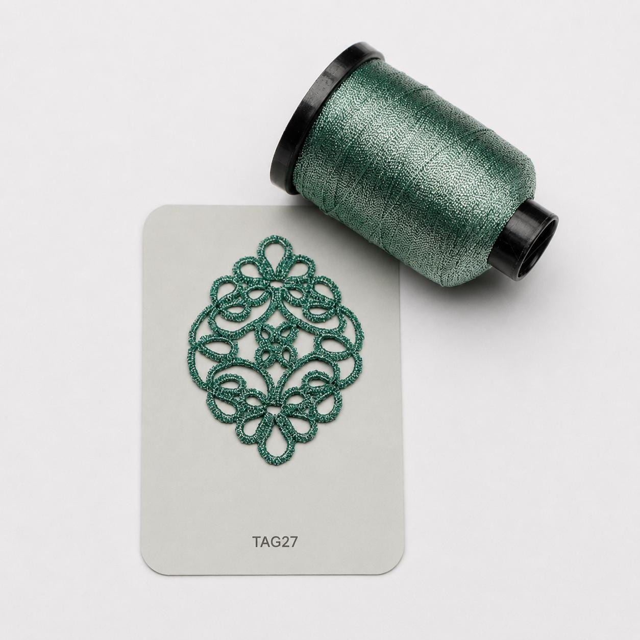 TAG27 metallic tatting thread color