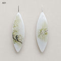 Botanical Tatting Shuttle with 0.4mm Fine Hook for Frivolite Lace Making